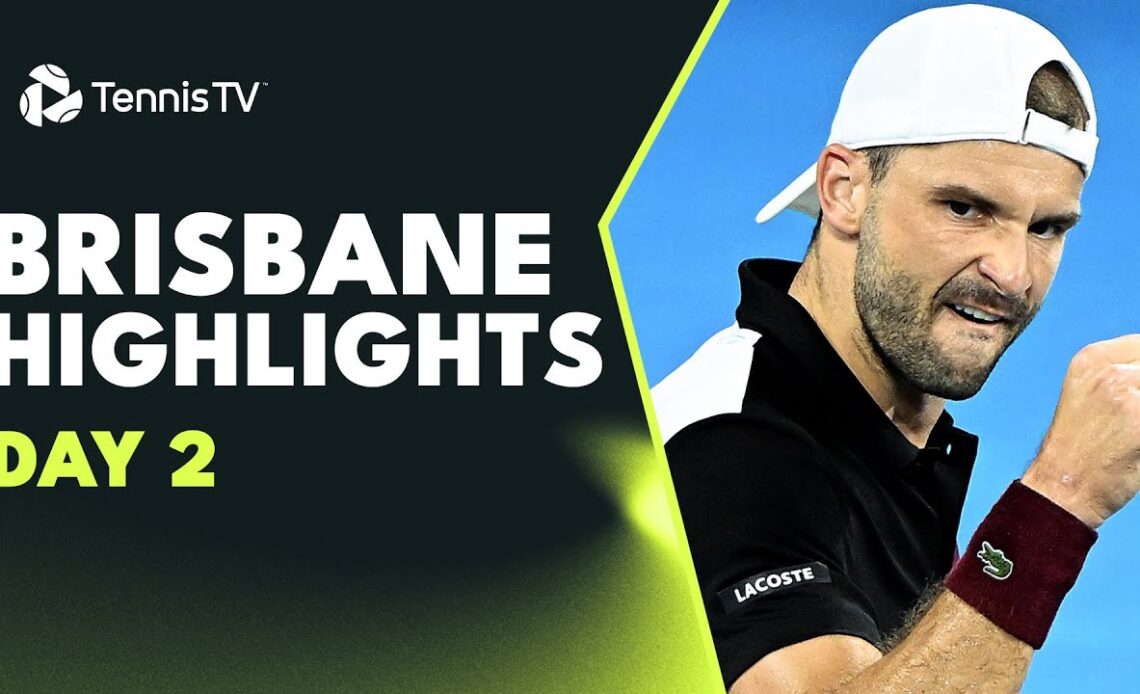 Murray vs Dimitrov; Rune & Shelton Begin Seasons | Brisbane 2024 Highlights Day 2