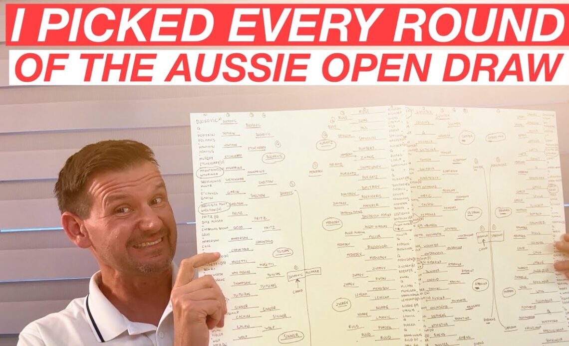 My 2024 Australian Open Picks (Every Round)