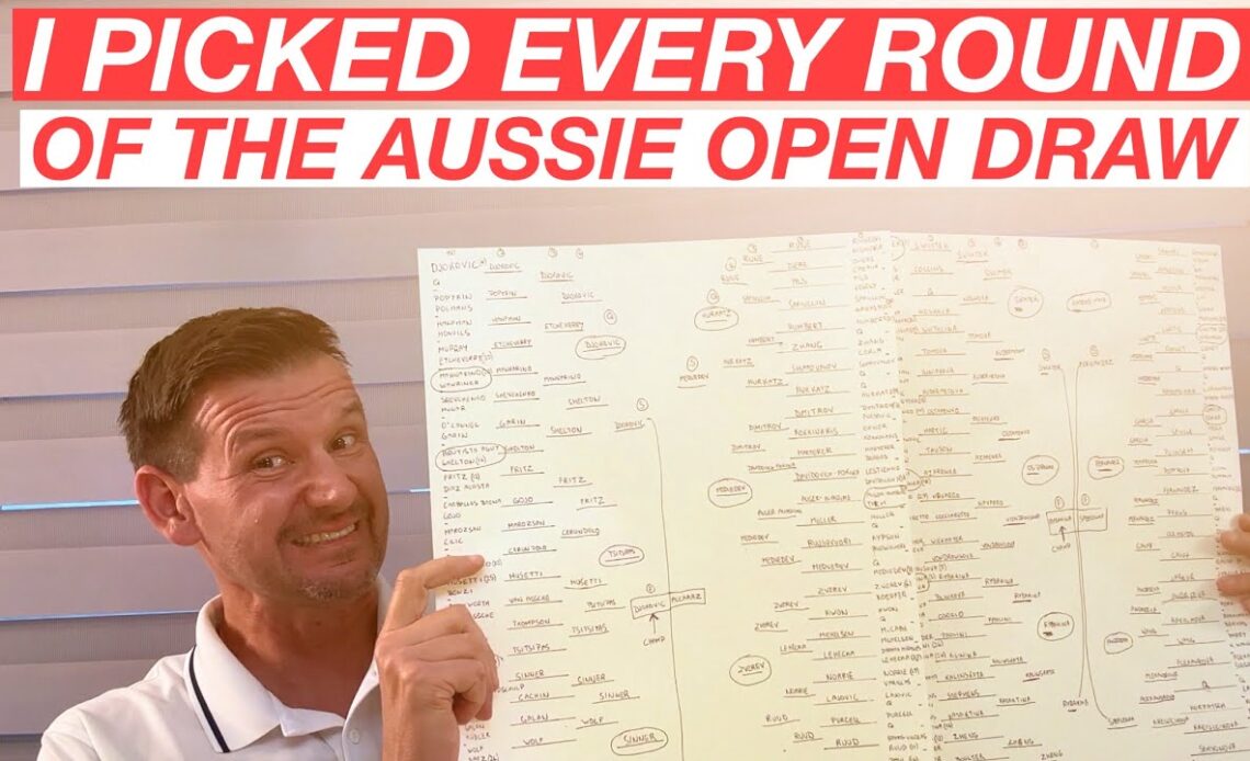 My 2024 Australian Open Picks (Every Round) VCP Tennis