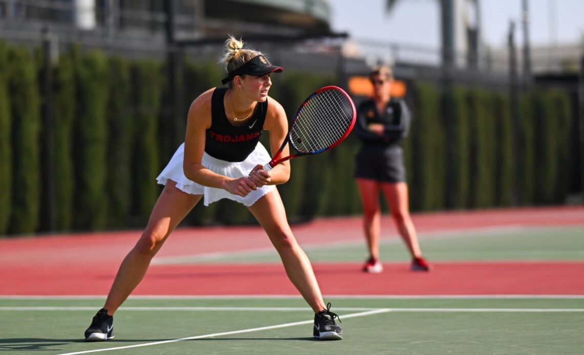 No. 18 USC Women's Tennis Downs No. 17 Tennessee 4-2 to Advance to ITA National Team Indoor Championships