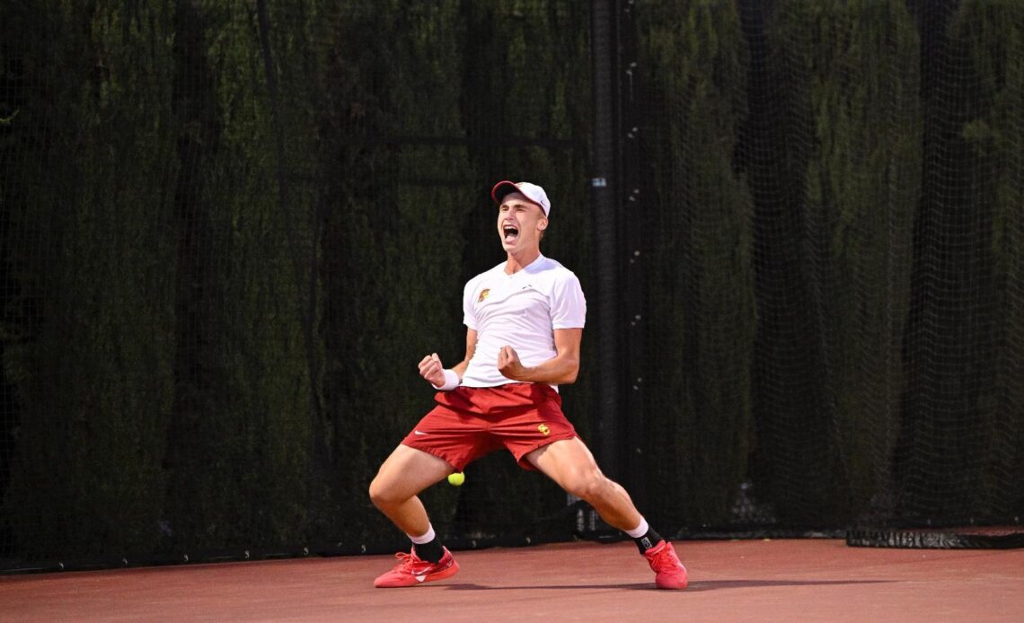 No. 7 USC Men's Tennis Punches its Ticket to the ITA National Indoor Team Championship