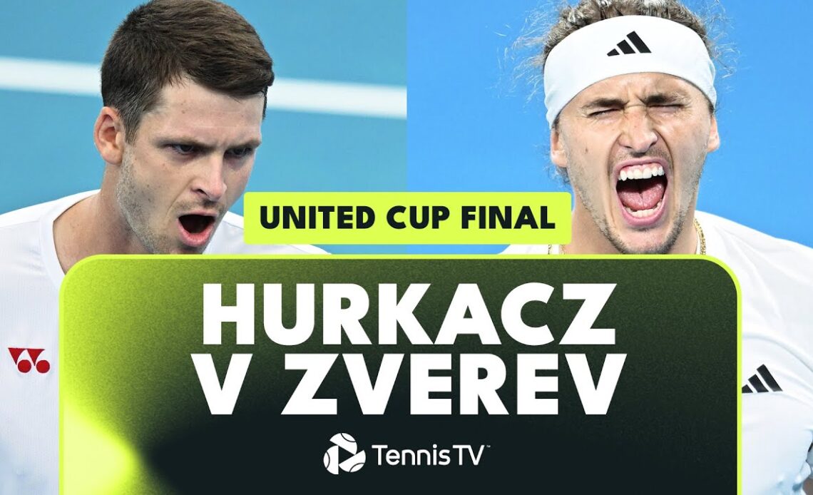 THRILLING Hubert Hurkacz vs Alexander Zverev Highlights | United Cup Final 2024