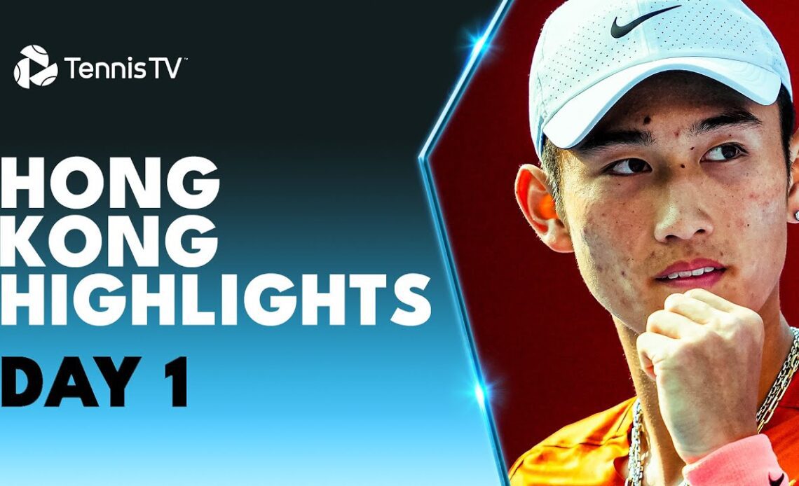 Tennis Returns To Hong Kong! Shang & Ruusuvuori Feature | Hong Kong 2024 Highlights Day 1