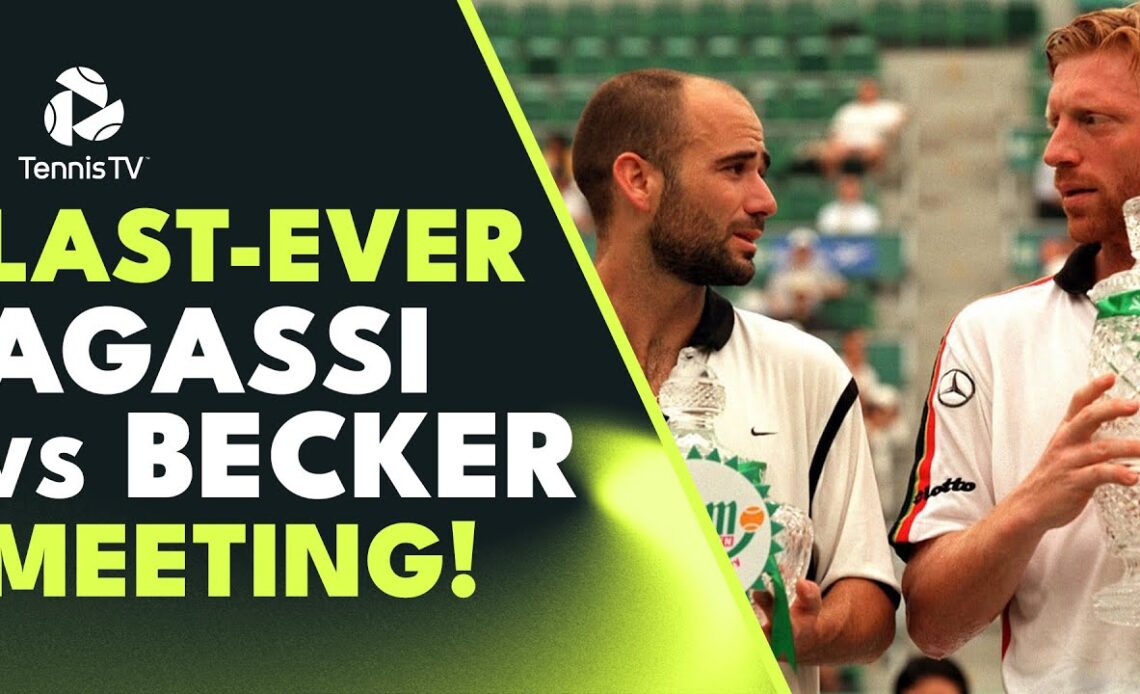 The LAST-EVER Agassi vs Becker Meeting: Played Over 24 Hours! | Hong Kong 1999 Final Highlights