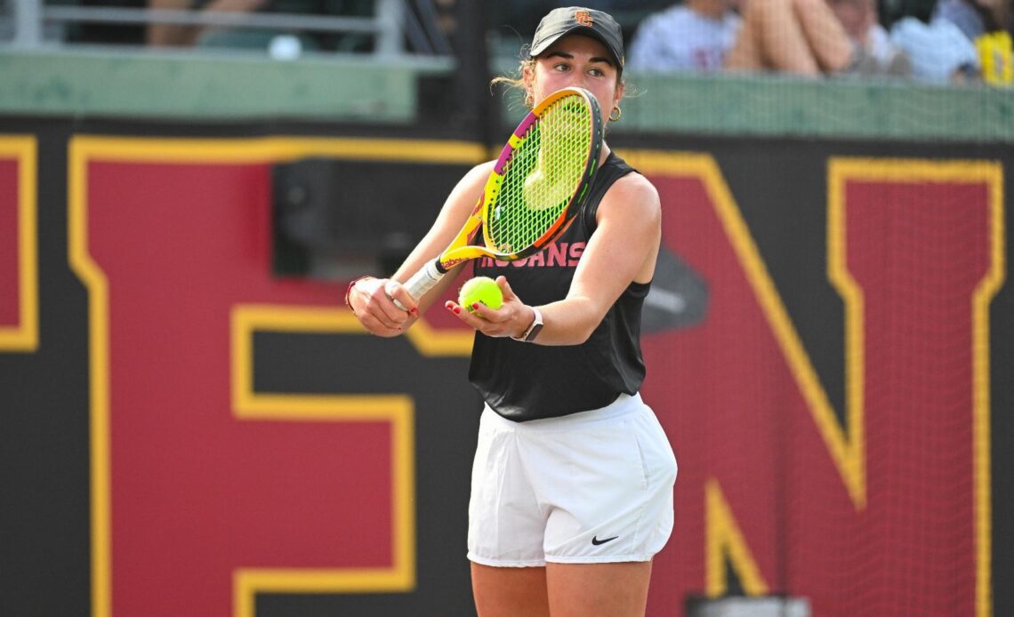 USC’s Emma Charney Named Pac-12 Women’s Tennis Player of the Week.