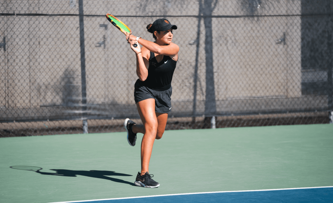 USC's Emma Charney Reaches Singles Semifinals at ITA National Fall Championships