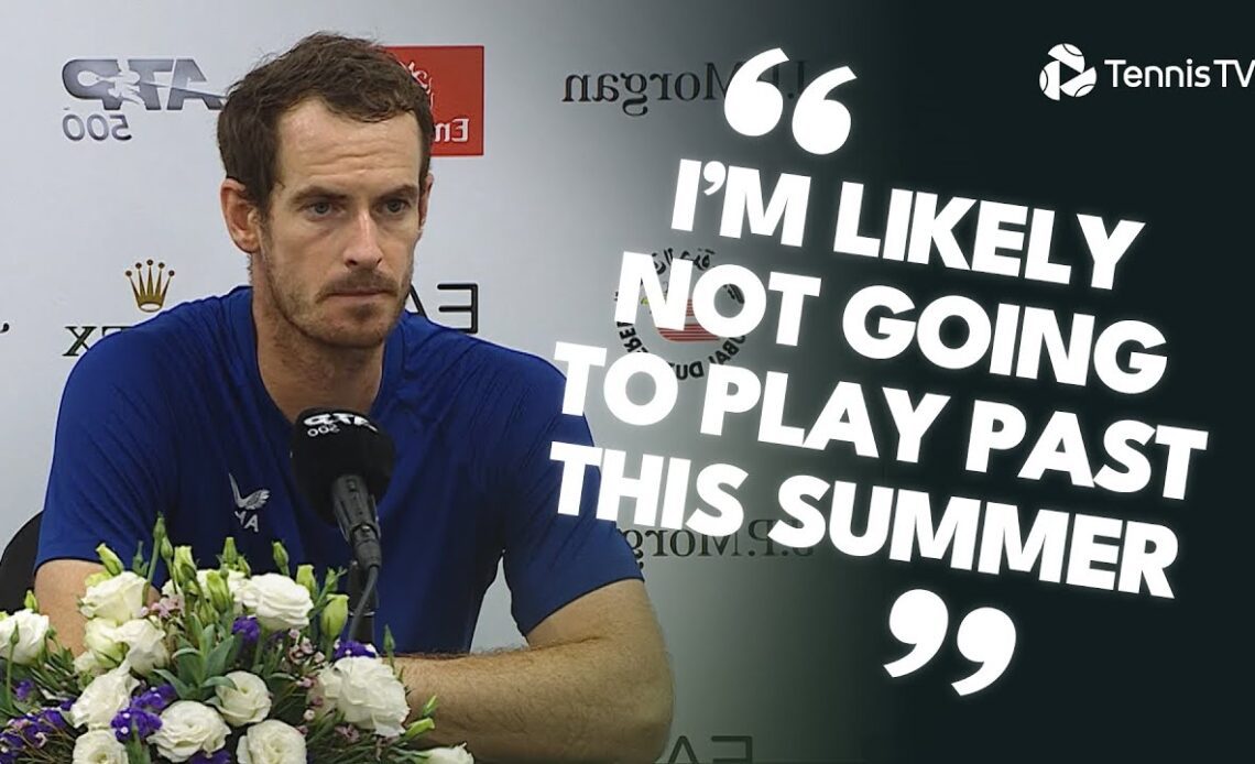 Andy Murray Addresses His Retirement From Tennis | Dubai 2024 Press Conference