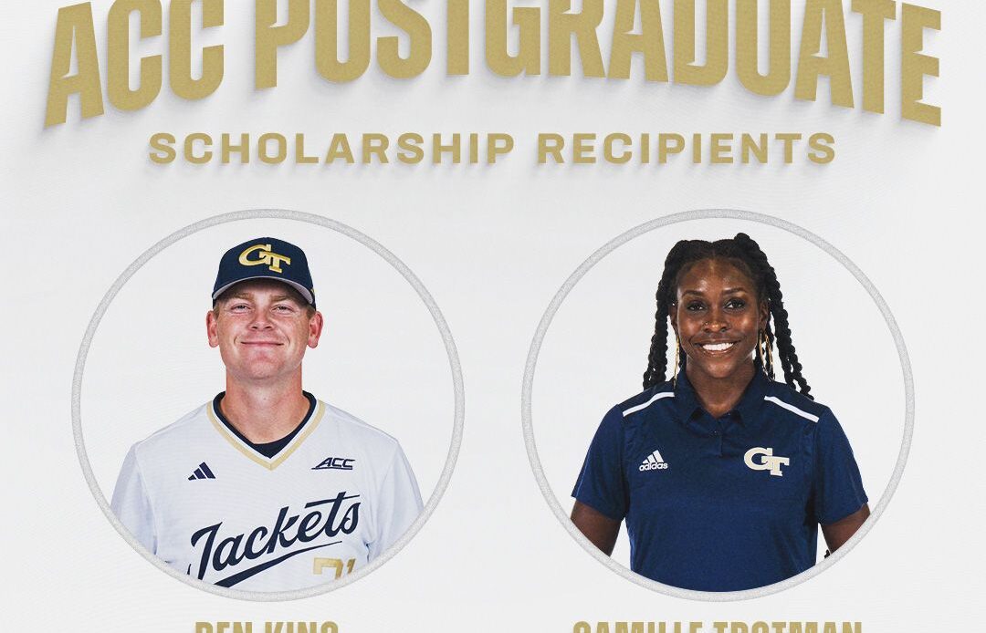 Ben King, Camille Trotman Named ACC Postgraduate Scholars – Athletics — Georgia Tech Yellow Jackets