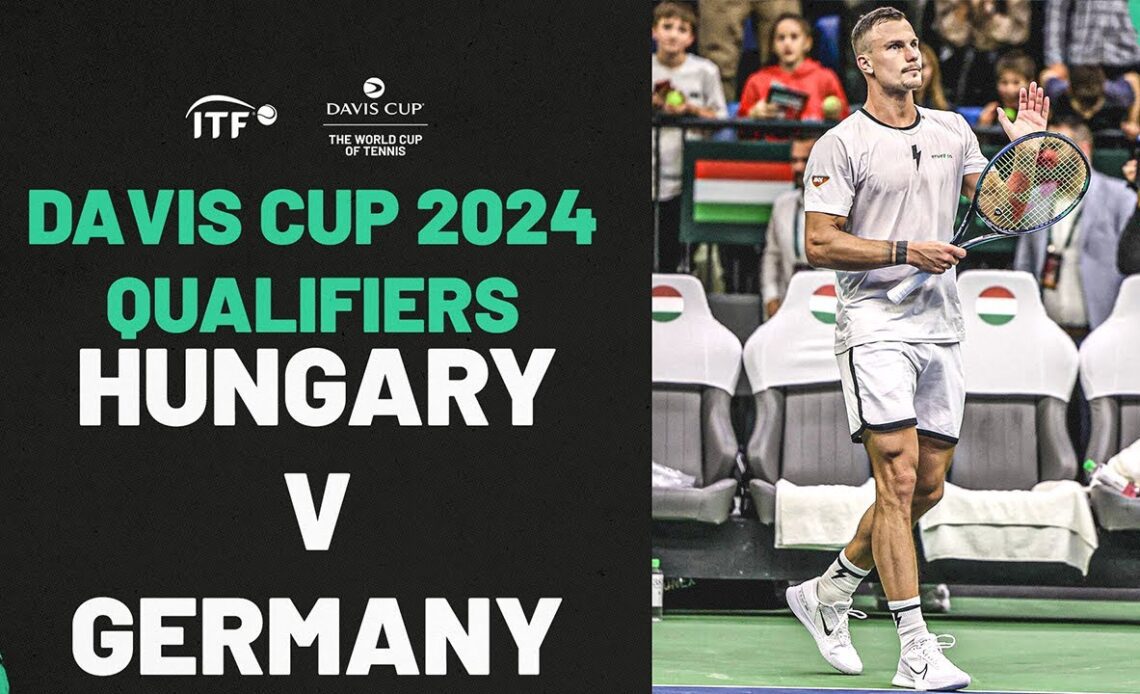 Davis Cup 2024 Qualifiers: Hungary v Germany  (Jan-Lennard Struff v Marton Fucsovics)