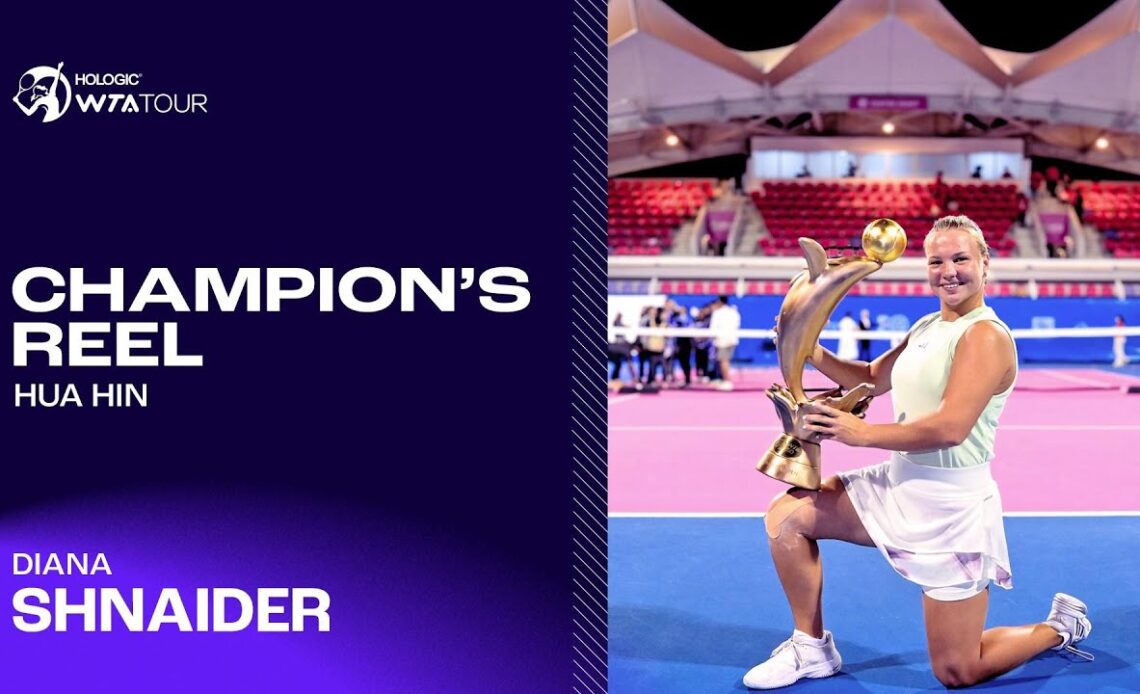 Diana Shnaider captures first Hologic WTA Title 🏆