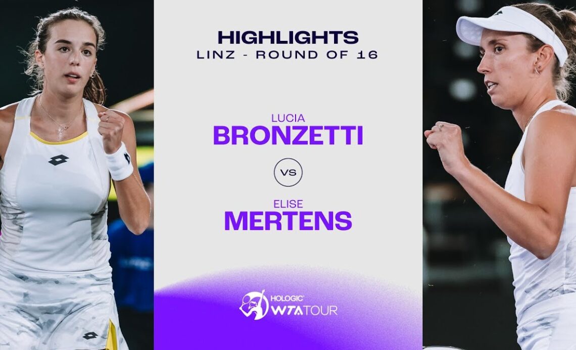 Elise Mertens vs. Lucia Bronzetti | 2024 Linz Round of 16 | WTA Match Highlights
