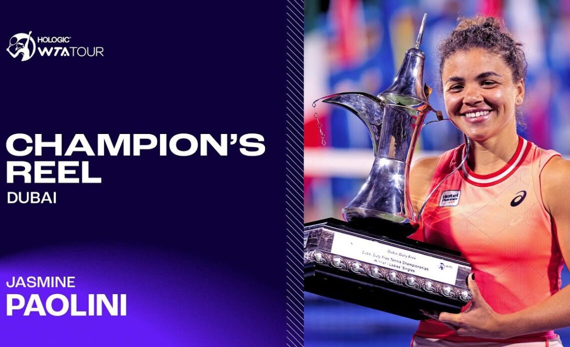 How Dubai champion Jasmine Paolini won the BIGGEST title of her career! 🏆