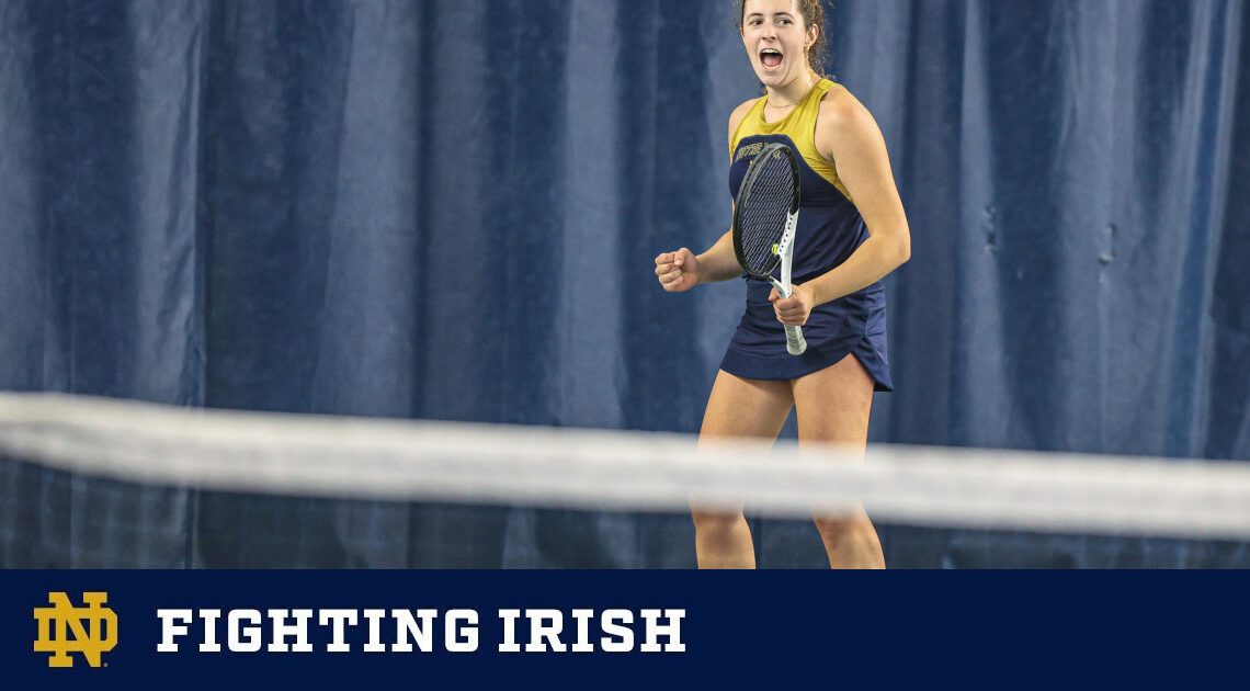 Irish Sweep Three Weekend Matches To Close Non-Conference Season – Notre Dame Fighting Irish – Official Athletics Website