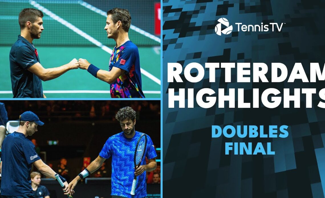 Koolhof/Mektic vs Haase/Van De Zandschulp For The Title | Rotterdam 2024 Doubles Final Highlights