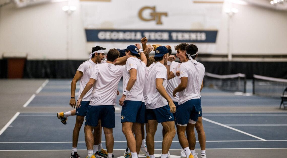 Men’s Tennis Welcomes UNCW, Mercer – Georgia Tech Yellow Jackets