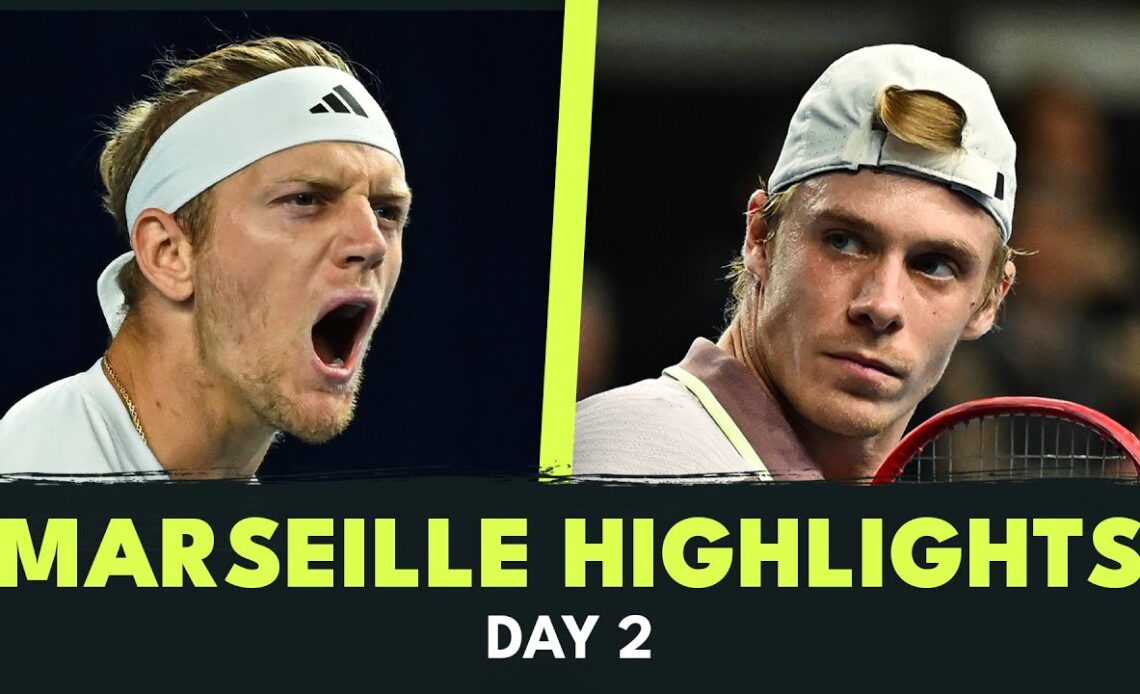 Murray faces Machac; Korda, Shapovalov & More Feature | Marseille 2024 Highlights Day 2