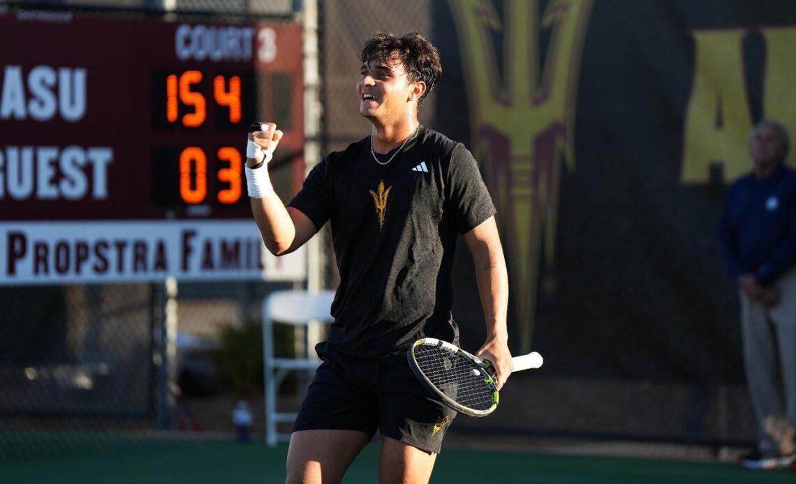 No. 20 Men's Tennis Taking on No. 2 TCU to Open ITA Indoors