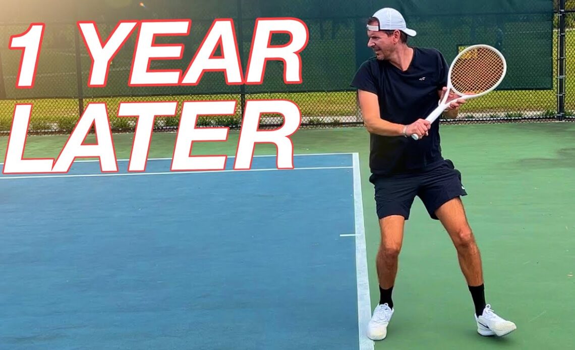 One-Handed Backhand After 1 YEAR of Training