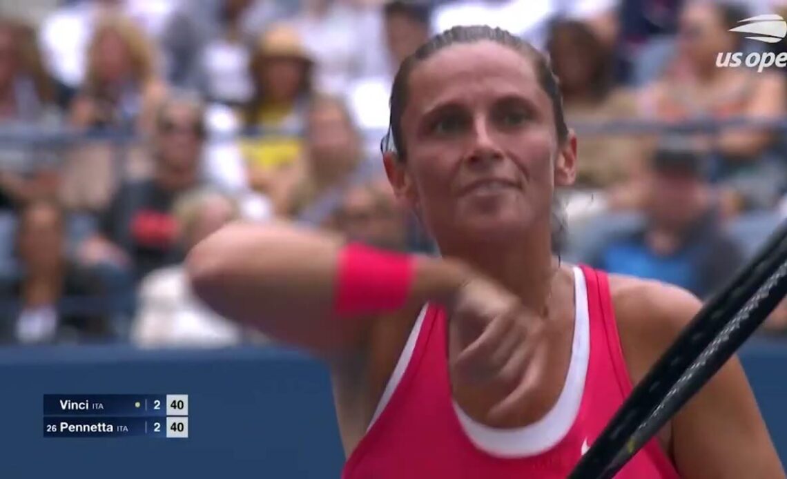 Roberta Vinci vs. Flavia Pennetta Extended Highlights | 2015 US Open Final