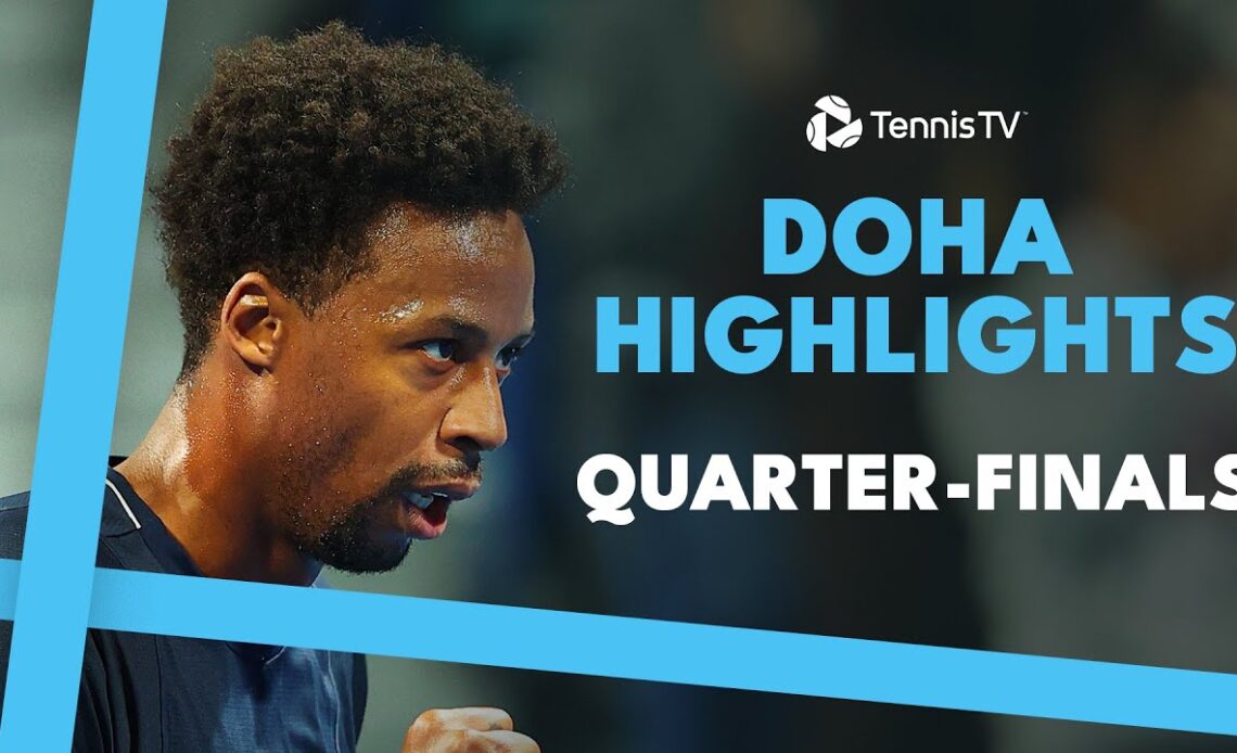 Rublev vs Mensik, Monfils & Humbert, Bublik, Khachanov Feature | Doha 2024 Quarter-Finals Highlights