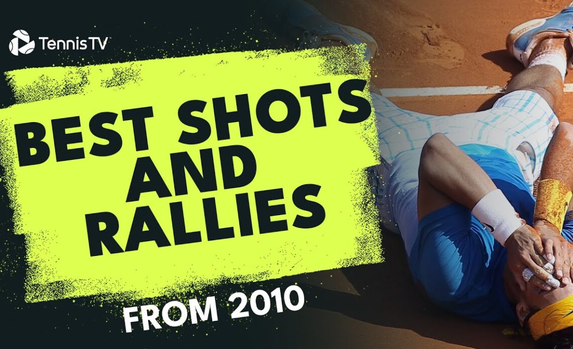 Soderling, Hewitt, Nadal & More Feature! 20 AMAZING ATP Shots & Rallies From The Year 2010 ⚡️