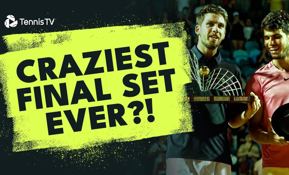 The CRAZIEST Final Set Ever?! 🤯 | Carlos Alcaraz vs Cameron Norrie Rio 2023 Final Highlights