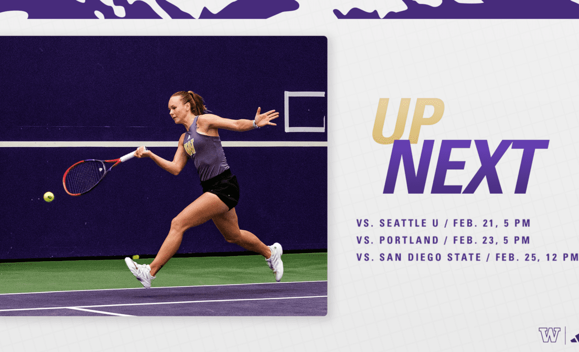 Three Home Matches This Week For No. 22 Huskies