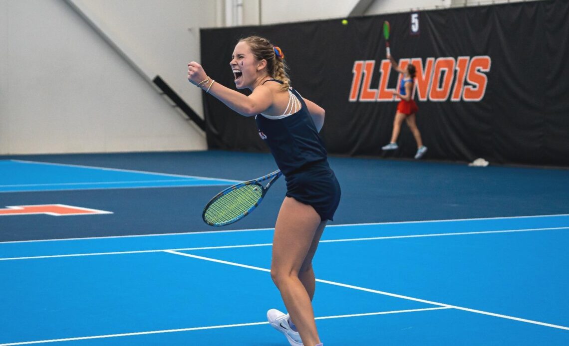 Treiber Clinches 4-0 Illini Win Over Ole Miss