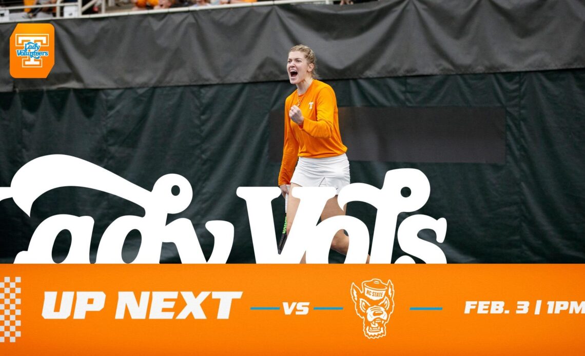 WOMEN’S TENNIS CENTRAL: No. 19 Tennessee vs. No. 7 NC State