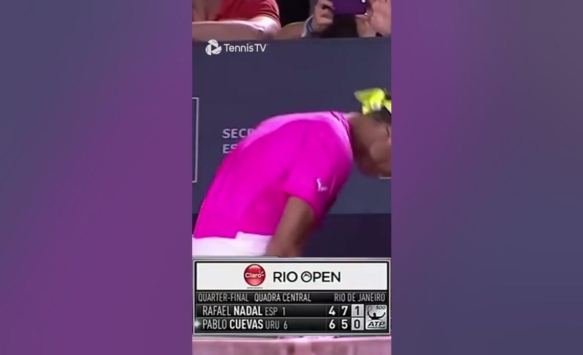 When Nadal Had To Change Shorts On Court 🤣