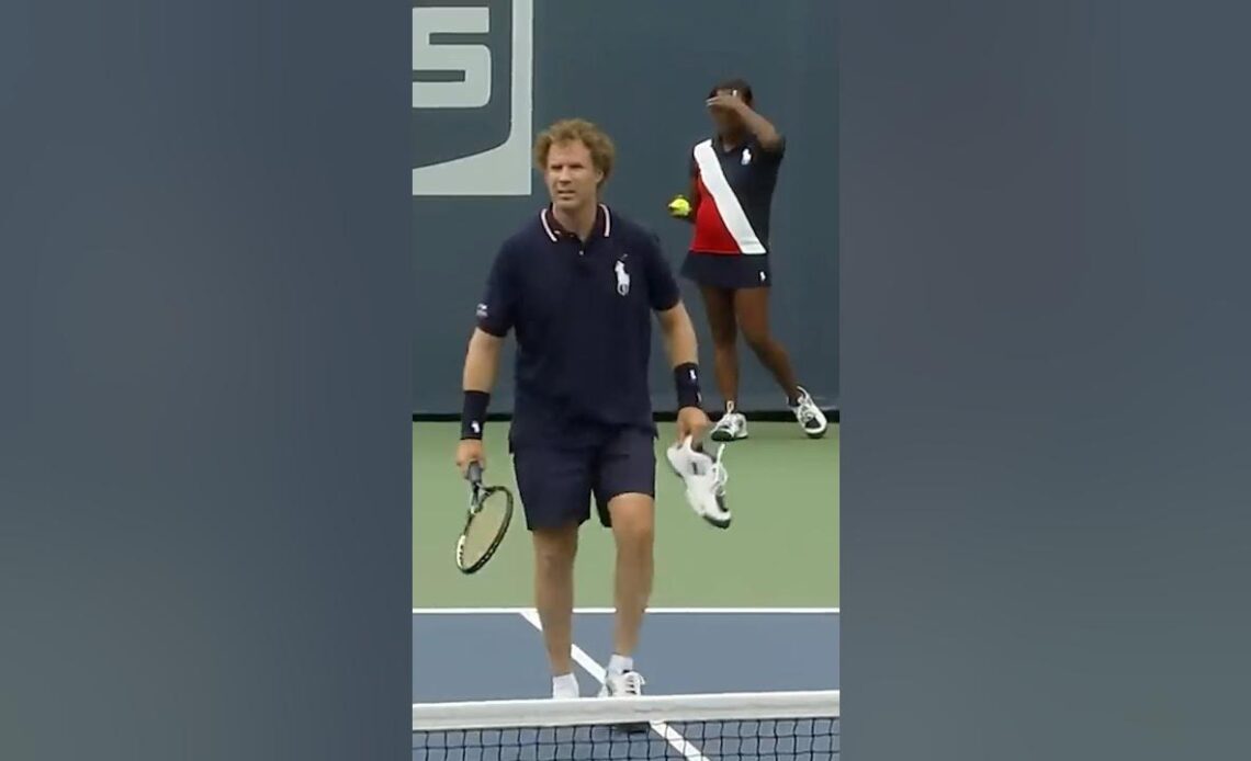 Will Ferrel PLAYING tennis 😂