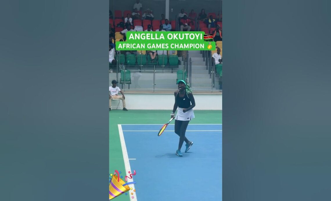 20-year-old Angella is the first Kenyan to win this feat in 46 years! #shorts #africangames #kenya