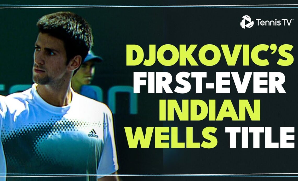 2008: The Year Novak Djokovic Won His FIRST Indian Wells Title 🏆