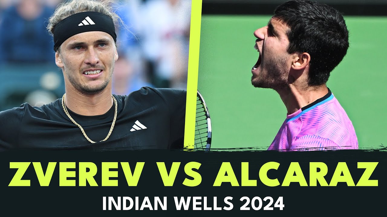 Alexander Zverev vs Carlos Alcaraz (vs Bee Invasion) Indian Wells