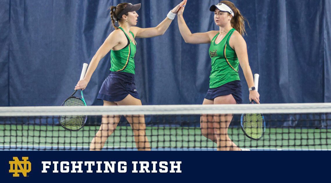 Andreach and Freeman Earn ACC Doubles Team of the Week – Notre Dame Fighting Irish – Official Athletics Website