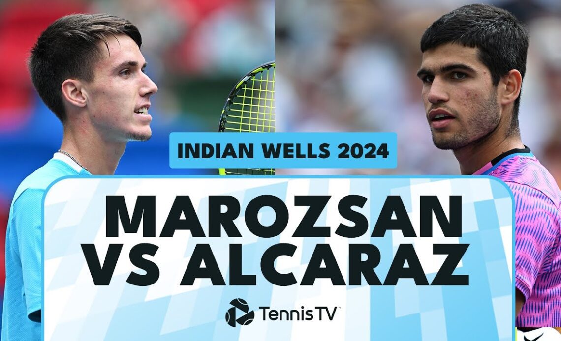 CLINICAL Carlos Alcaraz vs Fabian Marozsan | Indian Wells 2024 Highlights