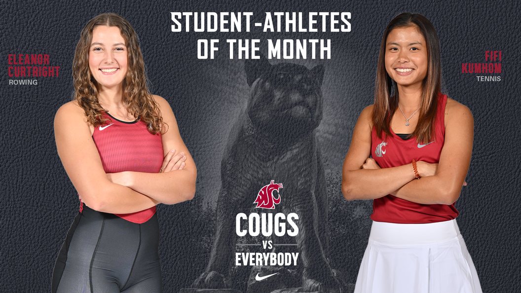 Curtright and Kumhom earn Student Athlete of the Month Honors