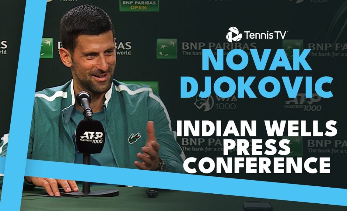 Djokovic Talks Big 3 Relationships, Flying With Nadal & Bert Critchley! ⭐️ | Indian Wells 2024