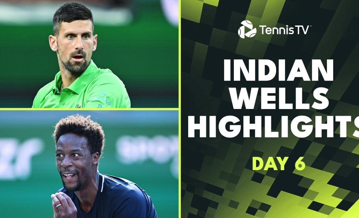 Djokovic & Nardi THRILLER; Medvedev, Rune, Dimitrov In Action | Indian Wells 2024 Day 6 Highlights