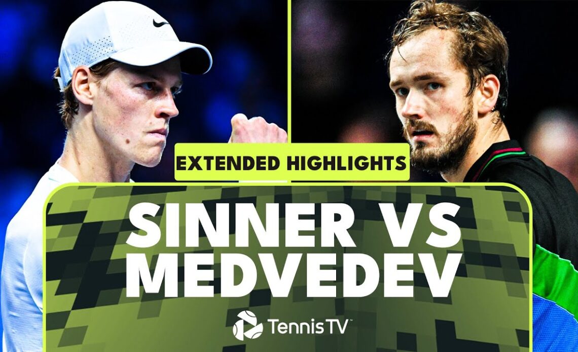 EPIC Jannik Sinner vs Daniil Medvedev Extended Highlights | Vienna Final 2023