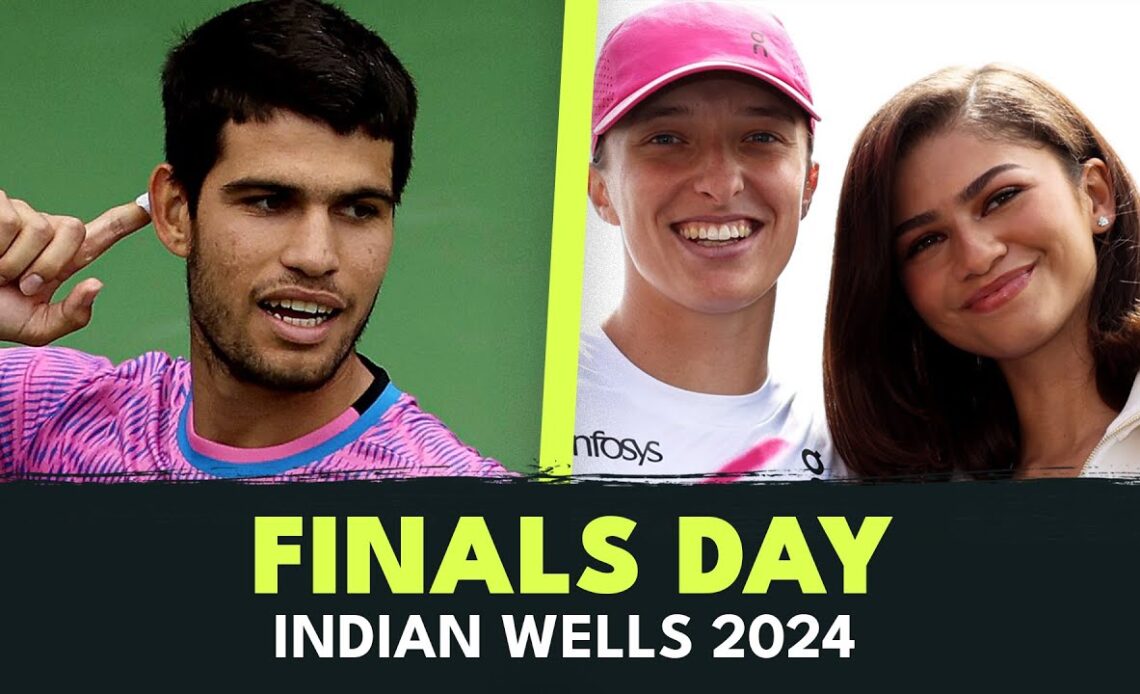 FINALS DAY: Go Behind-The-Scenes As Carlos Alcaraz & Iga Swiatek Win The Indian Wells 2024 Titles