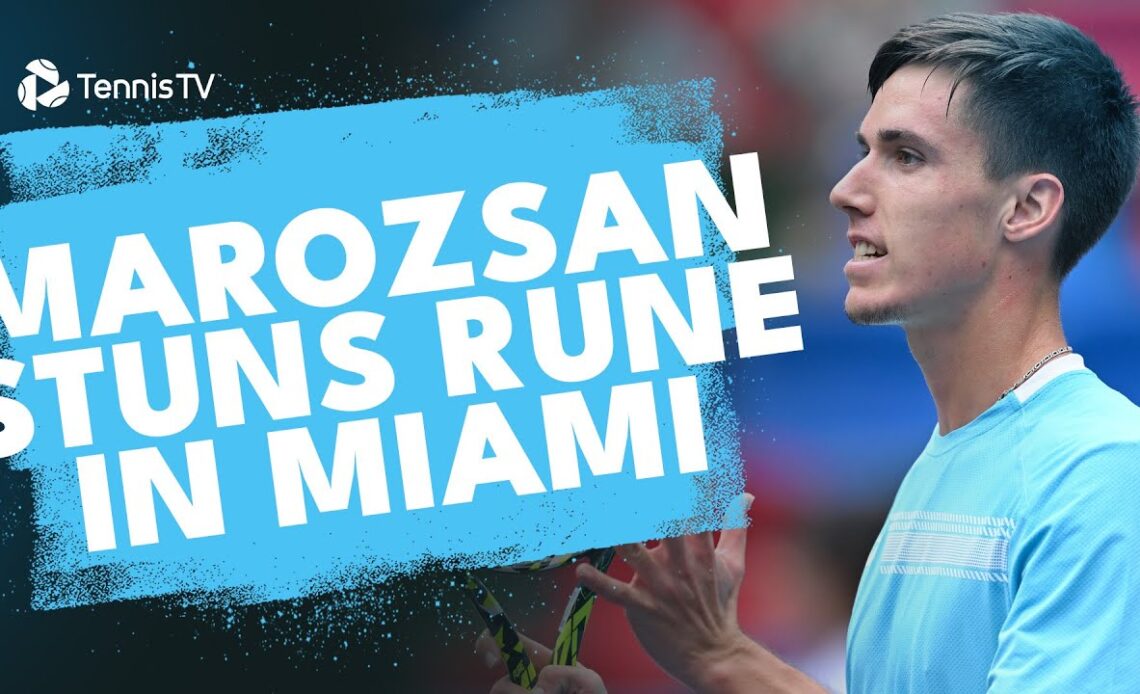 Fabian Marozsan STUNS Holger Rune! 😱 | Miami 2024 Highlights