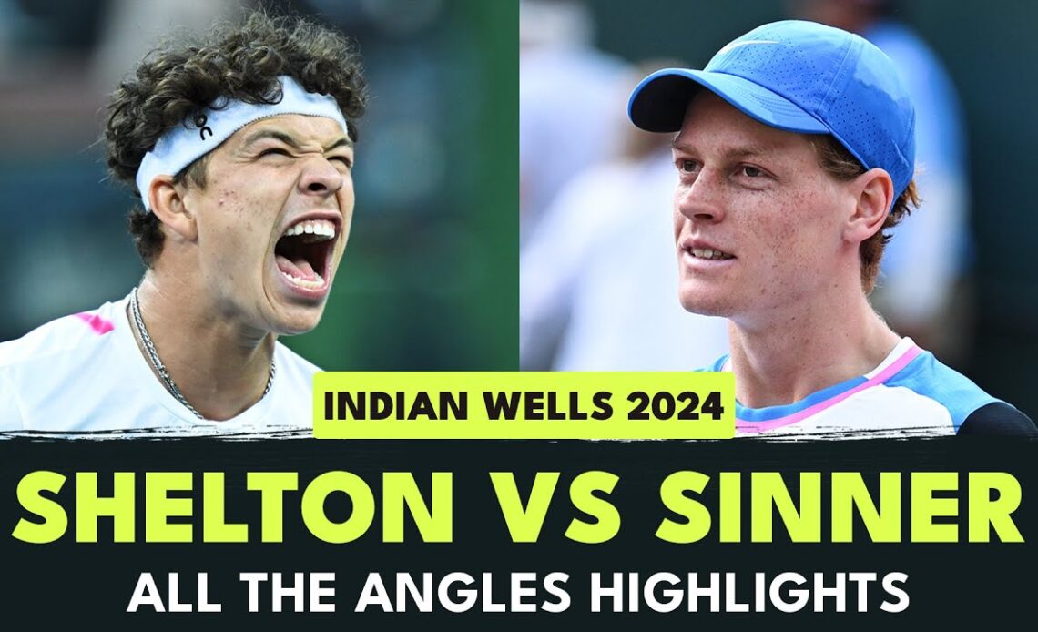 Jannik Sinner & Ben Shelton Alternate Angles! | Indian Wells 2024 Highlights