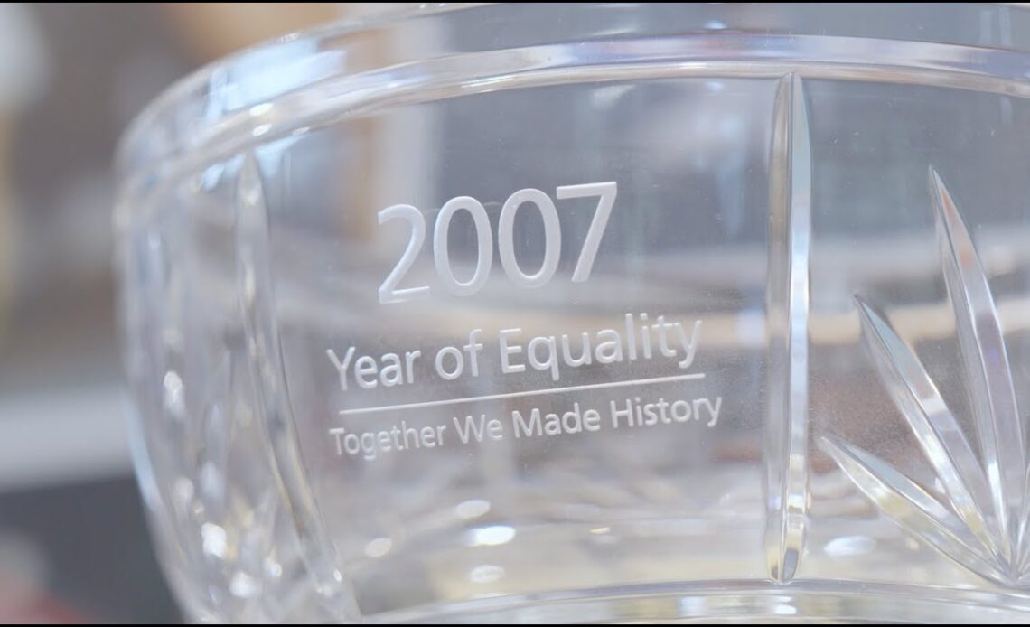 Museum Minute: WTA Equal Prize Money Trophy (featured in Etched in History)