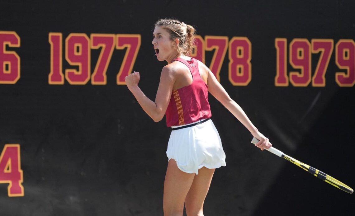 No. 11 USC Women’s Tennis Tops Washington State 5-2