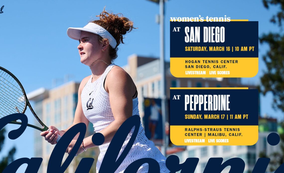 No. 12 Cal Plays At No. 15 USD, No. 4 Pepperdine