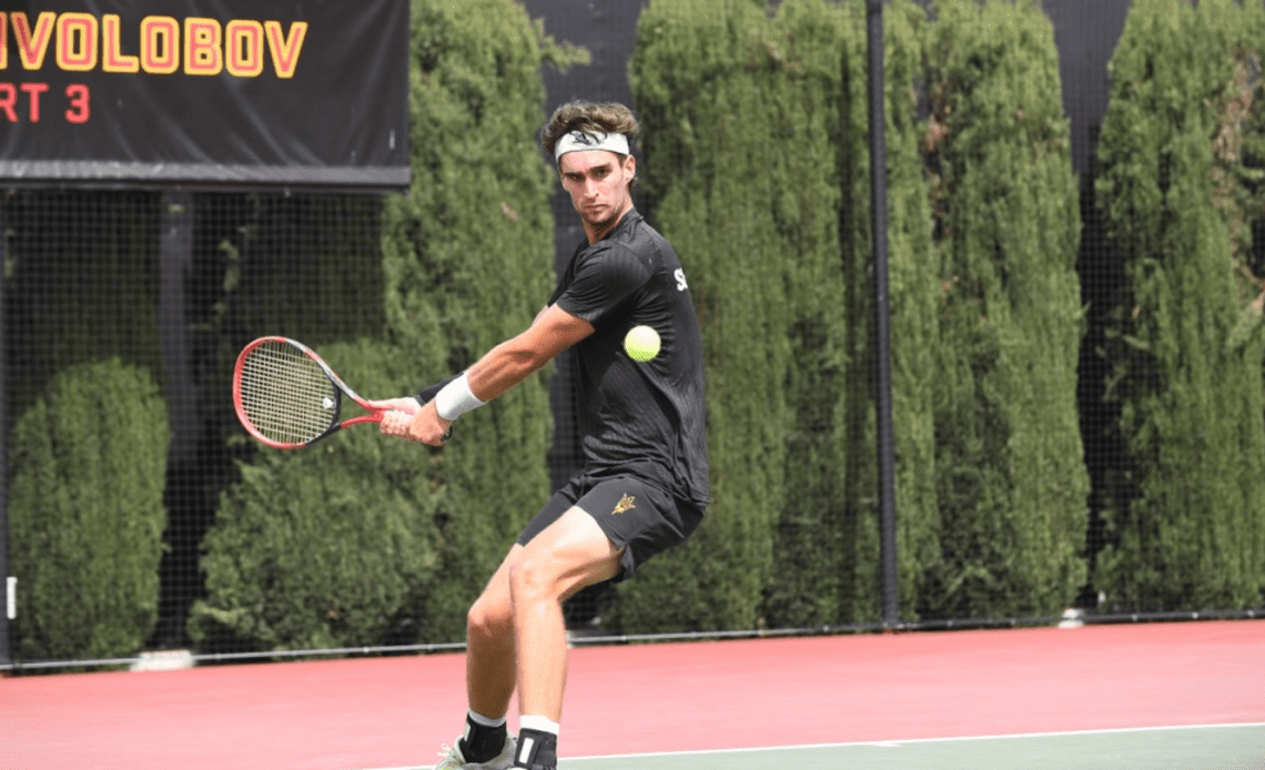 No. 17 Men's Tennis Hosting Pair of Pac-12 Matches This Weekend