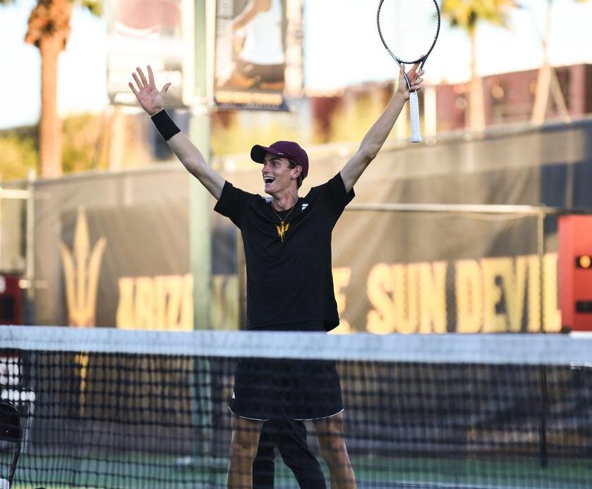 No. 23 Men's Tennis Opens Diablos College Invitational with a Win