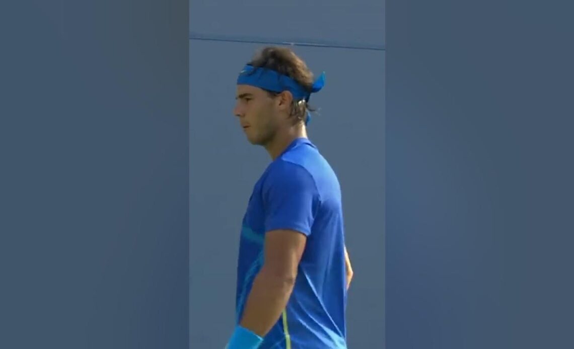 Rafael Nadal's unreal top SPIN winner! 💫