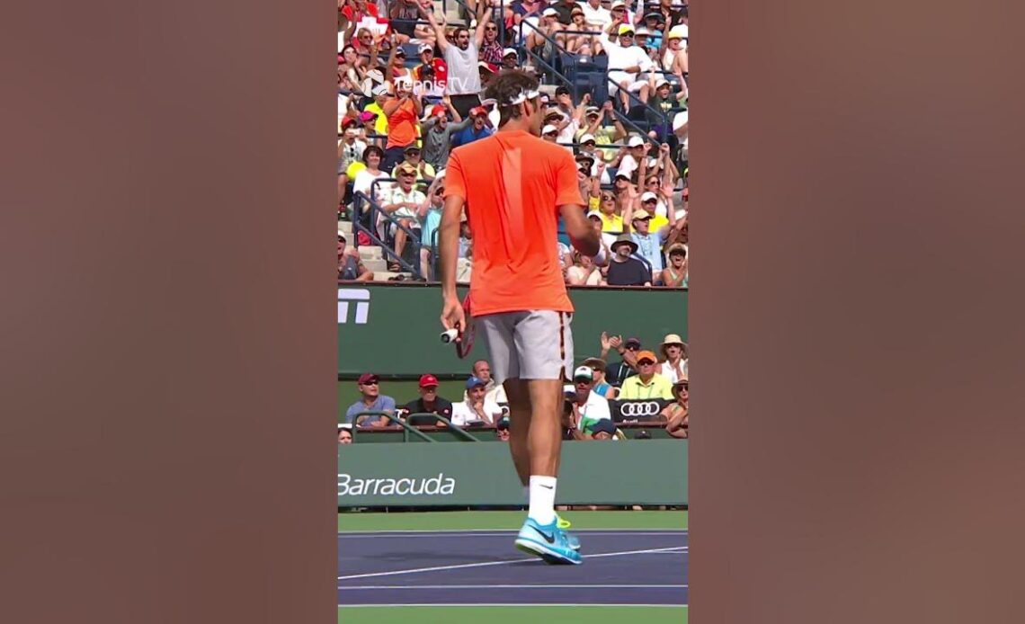 Roger Federer INSANE Point vs Novak Djokovic 🤯